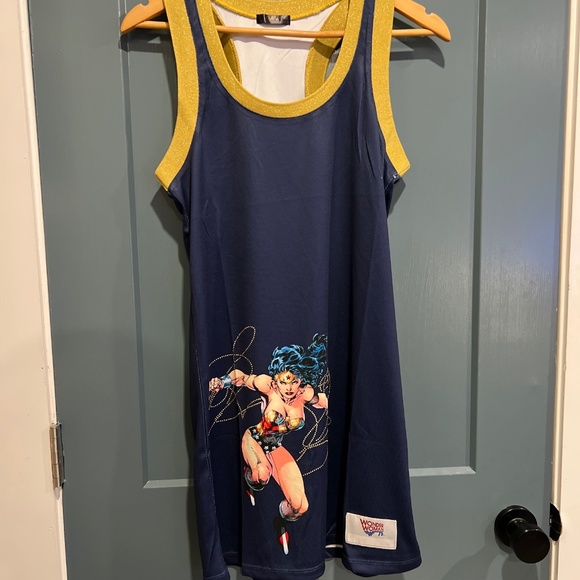 NUYU Dresses & Skirts - NUYU Collection Wonder Woman 75 Jersey Dress Size Women's Small New with Tags -